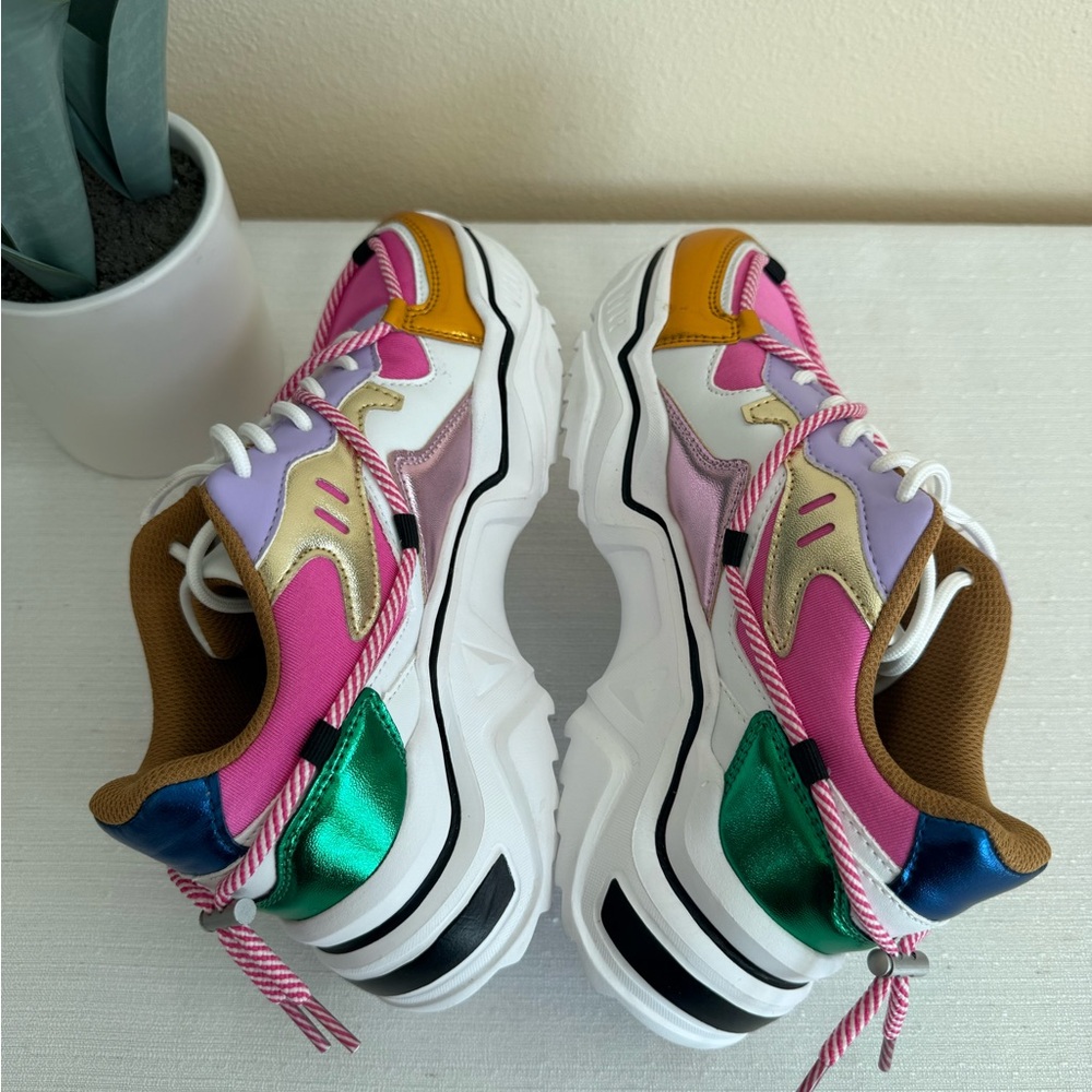 New Lucky Step Air Cooled Colorful Lightweight Sneakers - Picture 9 of 16